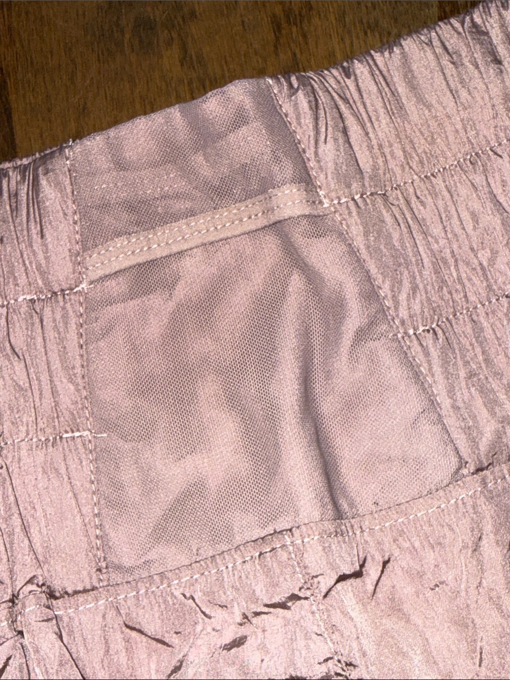 FREE PEOPLE The Way Home Moonligt Mauve Pink Smocked High-Waist Shorts Medium - Picture 6 of 7